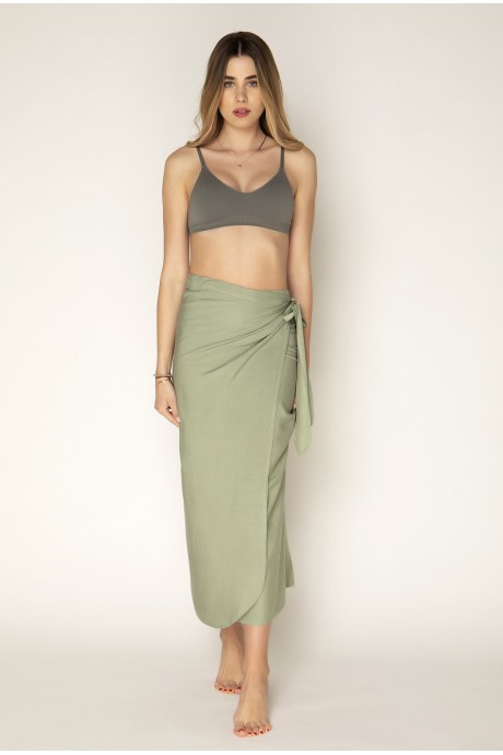 Pareo-Skirt Malena khaki 2