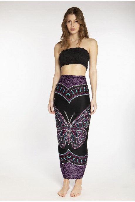Pareo Butterfly purple