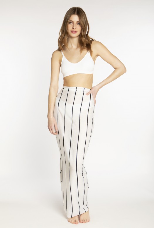 Pareo Striped white