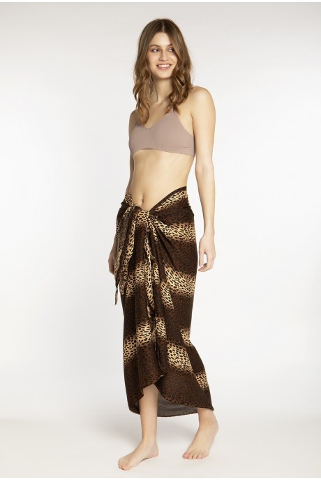 Pareo Animal salur brown 2