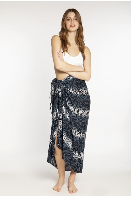 Pareo Animal salur grey 2