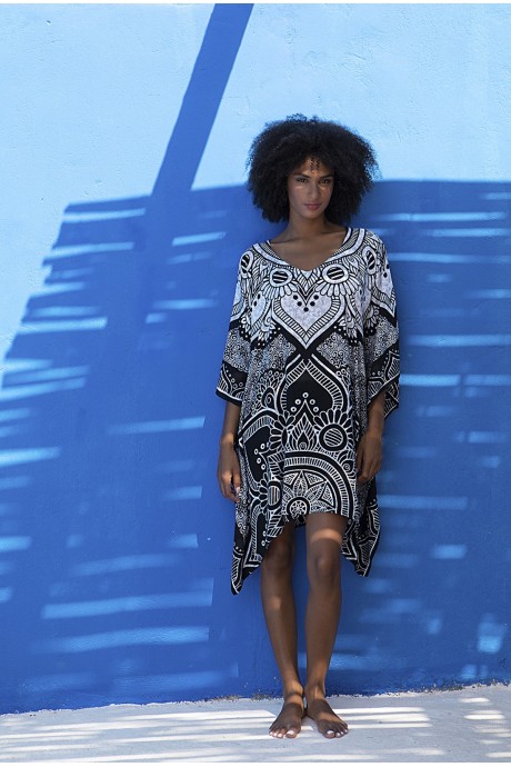 Kaftan Short Amal black 2