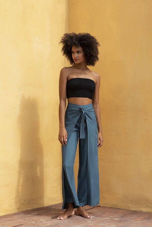 Pantalon Thailand vintage blue