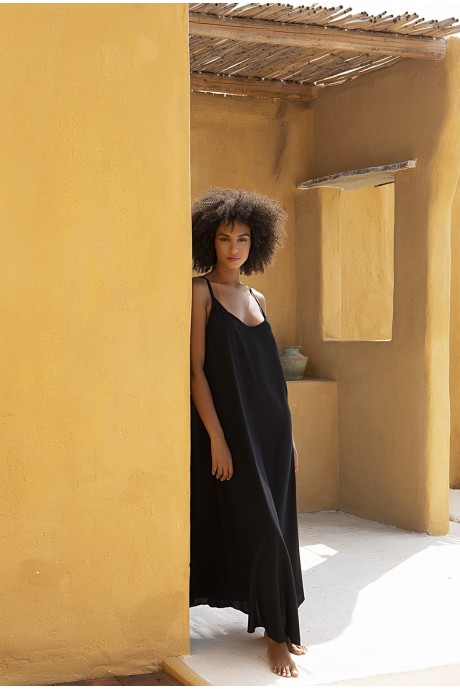 Myrtali maxi dress black 2