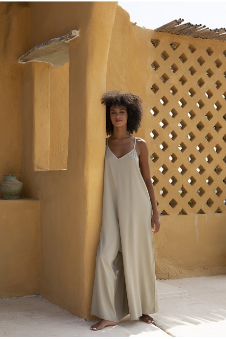 Eibi jumpsuit light khaki