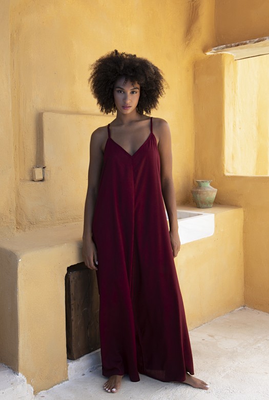 Eibi jumpsuit burgundy