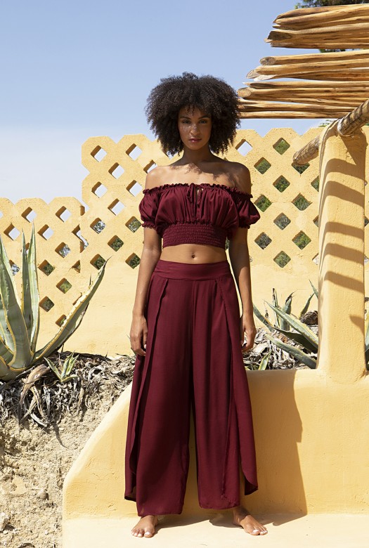 Jasmine set burgundy