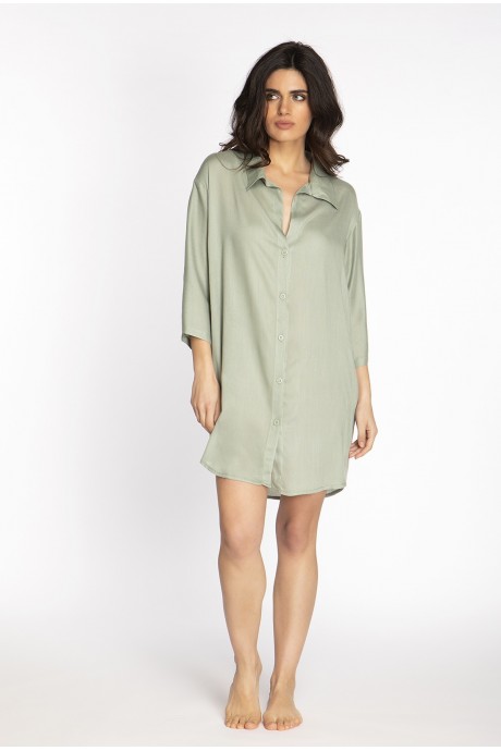 Shirt Dress χακί