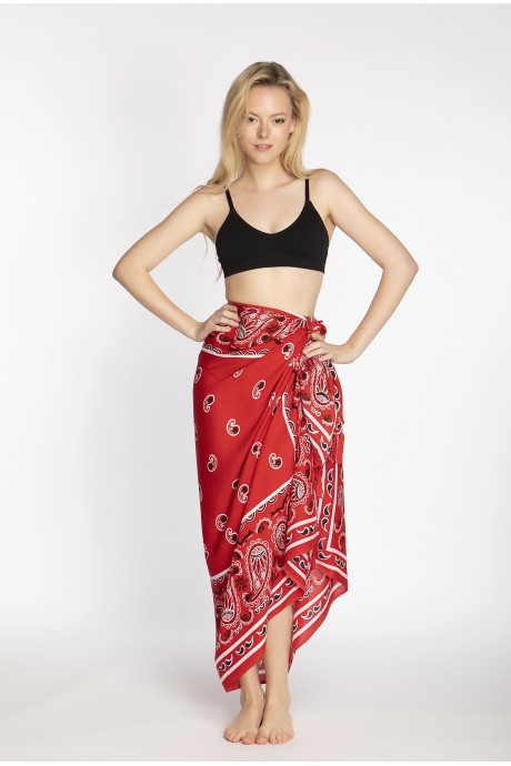 Pareo Bandana red 2