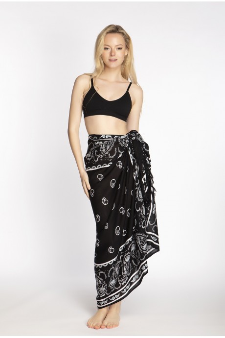 Pareo Bandana black 2