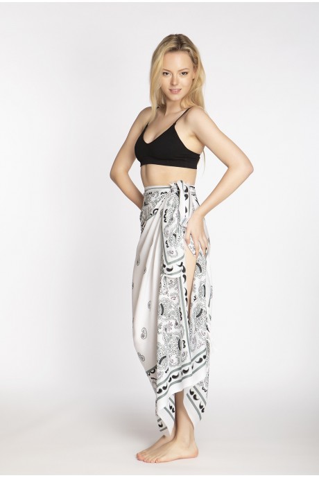 Pareo Bandana white 2