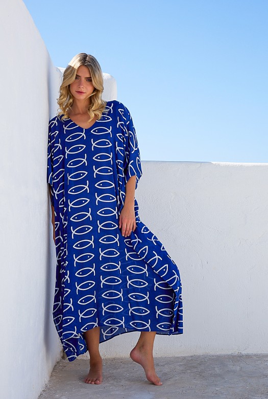 Kaftan Long Fish royal