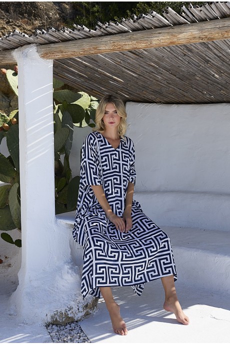 Kaftan Long Eurydice navy 2