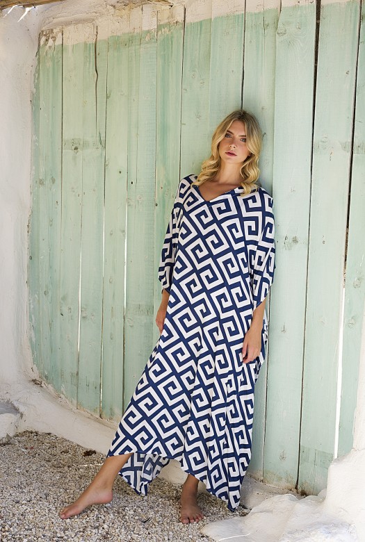 Kaftan Long Penelope navy