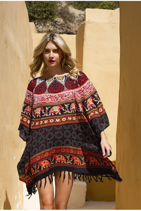 Kaftan Short Persa red