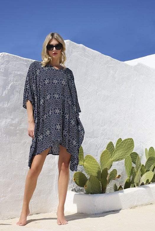 Kaftan Short Helen of Troy blueblack