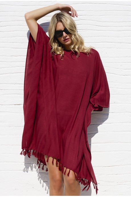 Kaftan Short Plain Color...