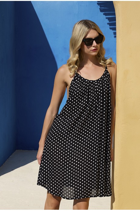 Dress Polka Dot black 2