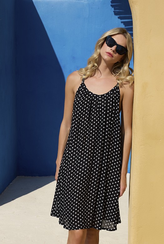 Dress Polka Dot black