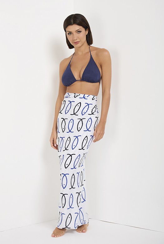 Pareo Fish white-royal