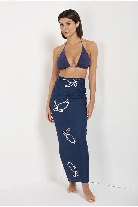 Pareo Caretta Caretta navy 2