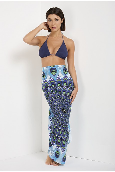 Pareo Bird of Paradise white 2