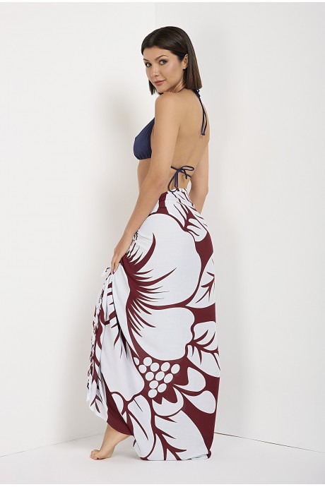Pareo Mimi burgundy 2