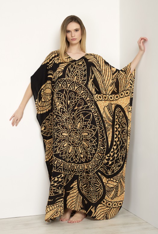 Kaftan long Tartaruga brown