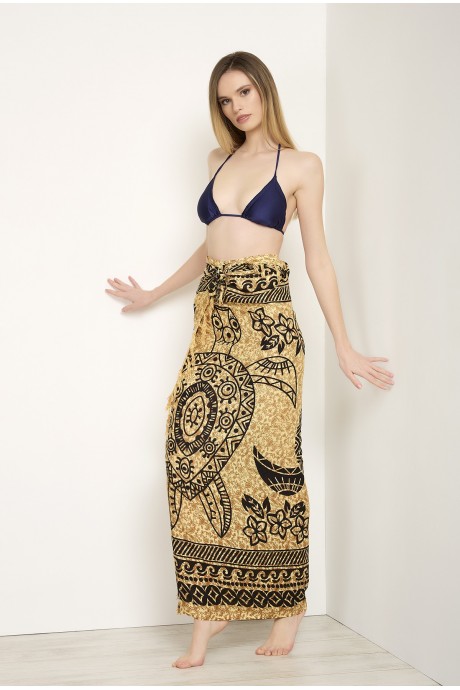 Pareo Tartaruga caramel 2