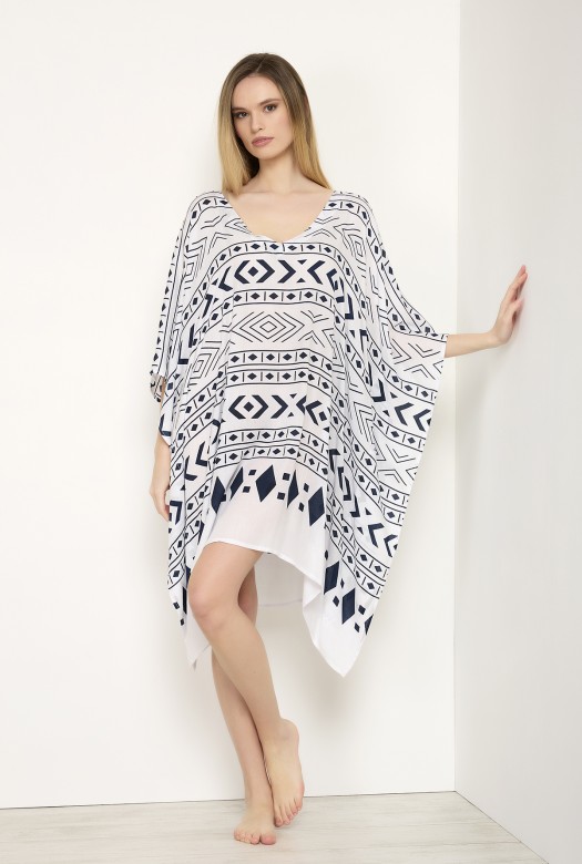 Kaftan short Incas navy