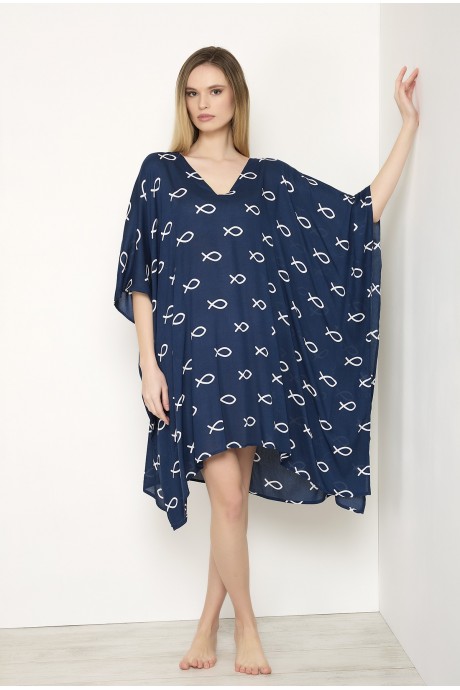 Kaftan short Pececillo navy