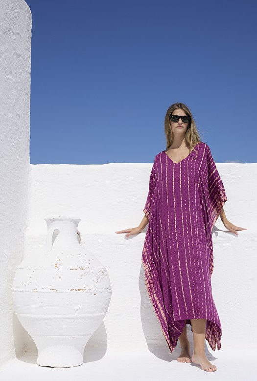 Κaftan Long Chloe purple