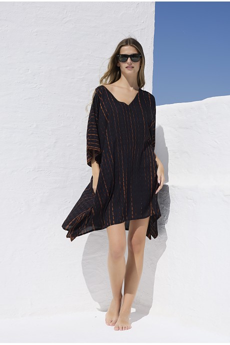 Kaftan Short Chloe black 2