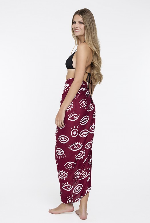 Pareo Steffy burgundy