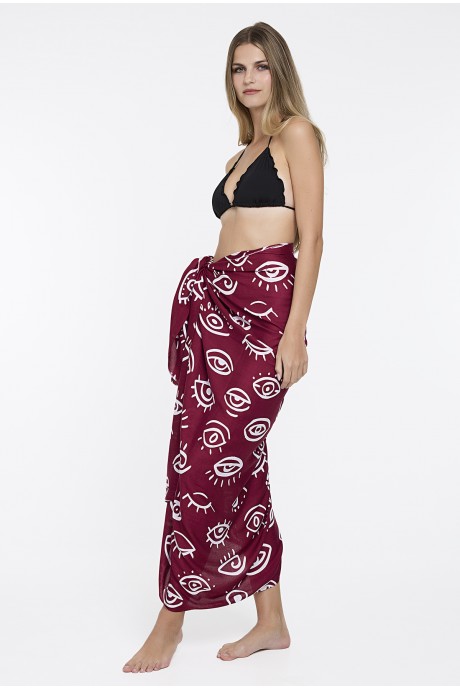 Pareo Steffy burgundy 2
