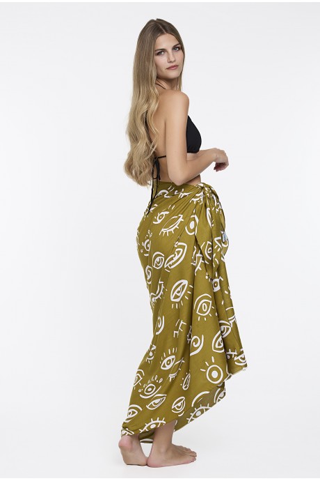 Παρεό Steffy olive 2