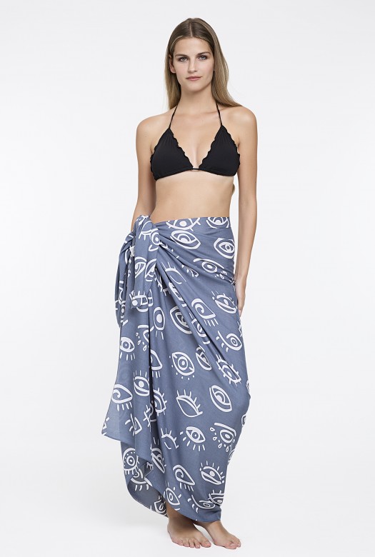 Παρεό Steffy grey