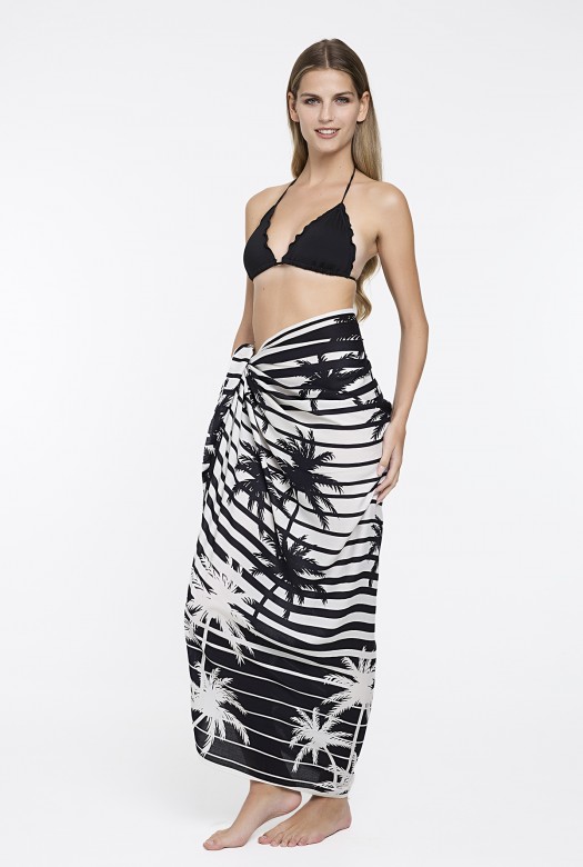 Pareo California black & white