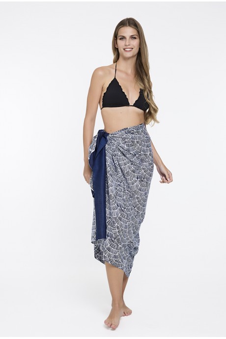Παρεό Romina midnight blue 2