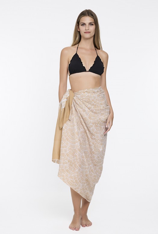 Pareo Romina beige