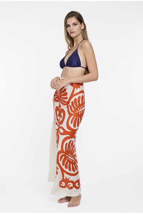 Παρεό Regina orange 2