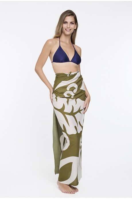 Pareo Allegra olive 2