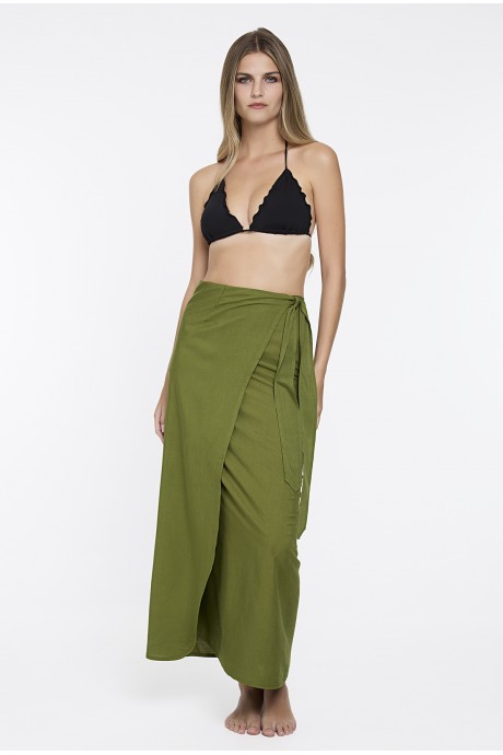 Pareo-Skirt Malena olive