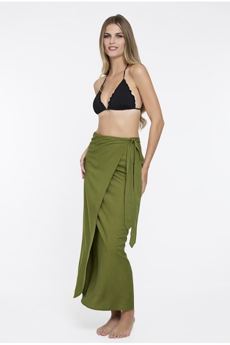 Pareo-Skirt Malena olive 2