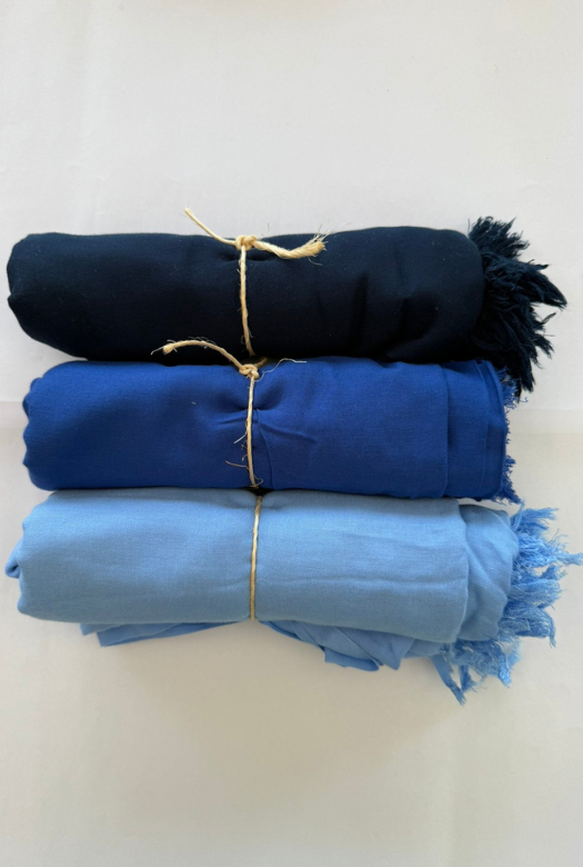 Combo sky blue-roayal-navy blue